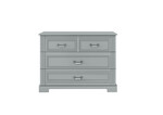 Ines neutral gray 4-drawer chest 