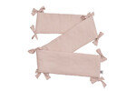 Linen bumper dusty pink