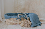 Textiles to the Moses basket Fine Blue