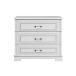 Ines elegant white chest of drawers