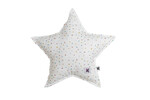 In the woods dots star decor pillow