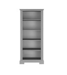 Ines neutral gray bookcase