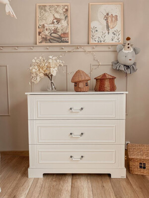 Ines elegant white komoda