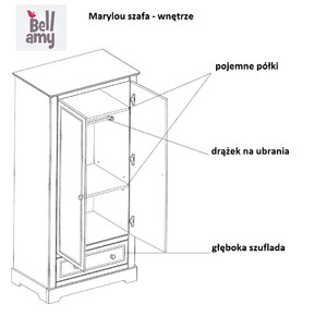 Marylou snow bliss szafa