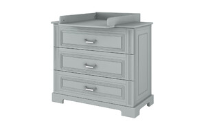 Ines neutral gray chest of drawers