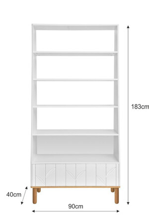 Toteme botanic bookcase