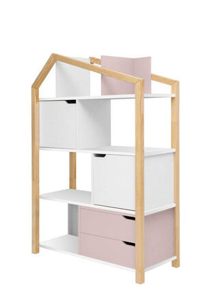 Manhattan bookcase Phoebe  flamingo