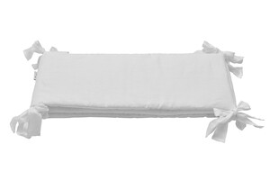 Linen bumper snowy white