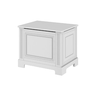 Ines elegant white toy box