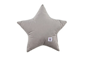 Velvet Pillow Star Silver