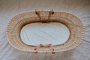 In the Woods bed sheet to the Moses basket