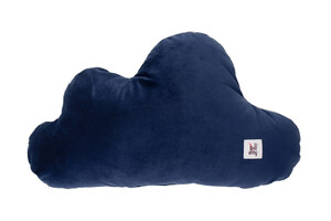 Velvet Pillow Cloud Deep Blue