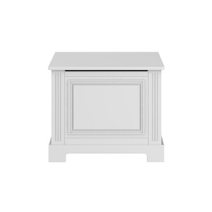 Ines elegant white toy box