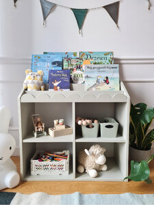 Book Nook sage bookcase 