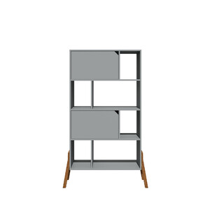 Lotta gray bookcase