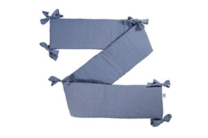 Linen bumper navy  blue