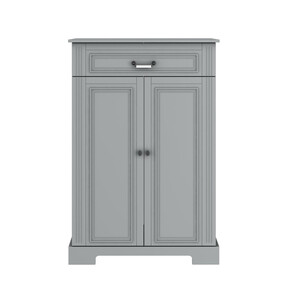 Ines neutral grey 2-door chest 