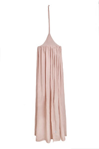 Linen canopy dusty pink