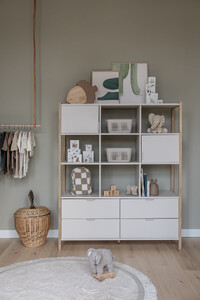 Versa Wide Bookcase – modern bookcase for kids’ and teens’ rooms