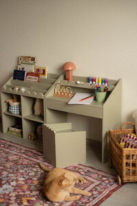 Book Nook sage  Montessori Desk – compact desk for children 
