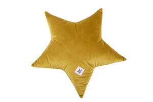 Velvet Pillow Star Olive
