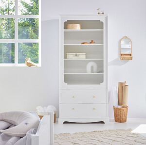 Royal timeless white bookcase