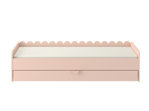 Bellamy BooK NooK bed 80x160 vintage rose with drawer